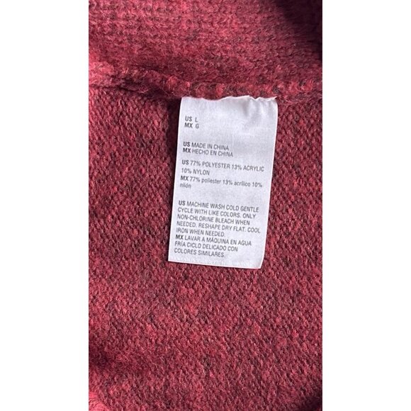 State of Day Women's Indulge & Rest Loungewear Tunic Hoodie - Maraschino L - Picture 9 of 9